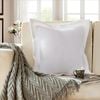 CottonMore 2pcs of 100% Cotton 350gsm White Chunky Waffle Euro Cushion Covers 65x65cm