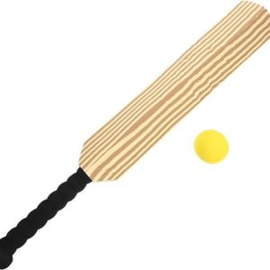 Kids Soft Foam Sturdy Cricket Bat & Ball Set 58cm Backyard Beach Sports Toy Kit