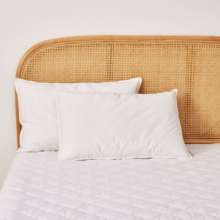 Dreamaker Luxe 50/50 Duck Down and Feather Pillow Twin Pack - Standard