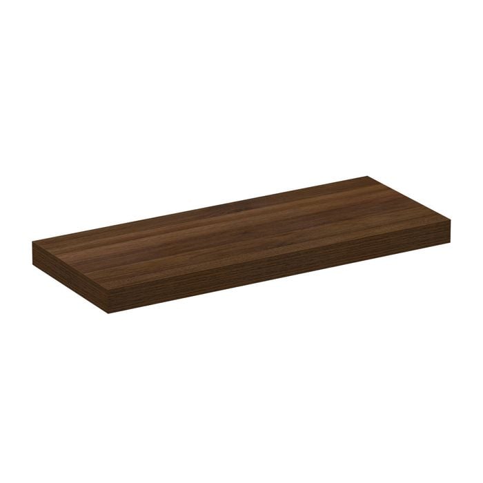 Flexi Storage Decorative Shelving 600 x 36 x 240mm Walnut Floating Shelf