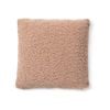 Bedding House 45cm x 45cm Brown Sherpa Filled Cushion 45x45cm