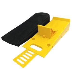 Caravan Levelling Ramp & Chock, Skid Plate Kit Wheel Level Ramps For Single Axle