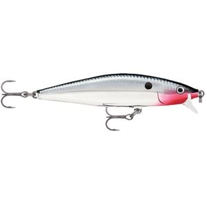 8cm Rapala Flat Rap Floating Shallow Diving Fishing Lure - Chrome