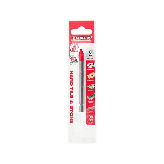 Diablo 8 x 90mm Tile and Glass Drill Bit