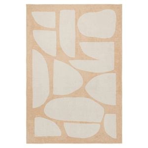 Loopsie-290cm X 190cm-tribeca Beige Printed Washable Rug