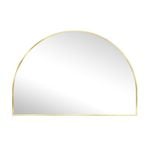 Barelli 800 x 1200mm Brushed Brass Ambiente Arch Framed Mirror