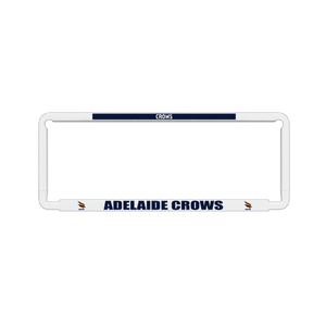 1x OFFICIAL AFL ADELAIDE CROWS Car Number Plate Frame Cover Surround NEW Design