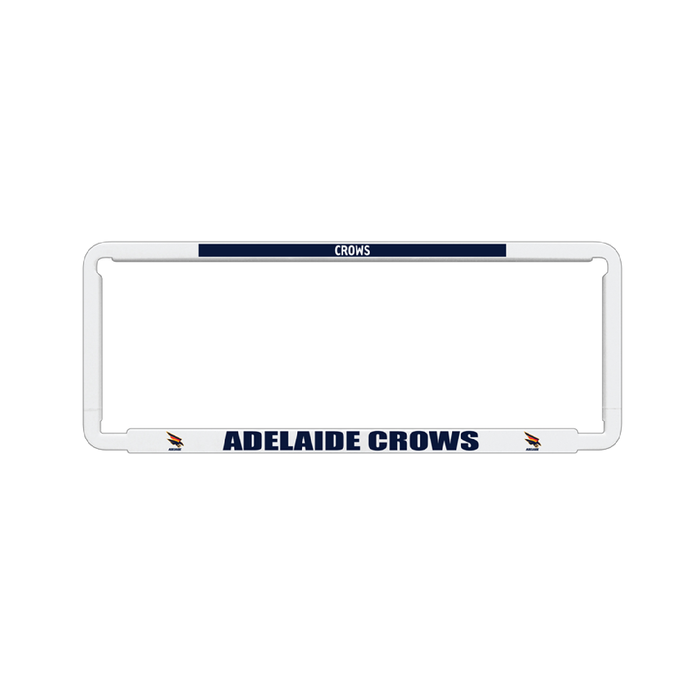 1x OFFICIAL AFL ADELAIDE CROWS Car Number Plate Frame Cover Surround NEW Design