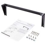 StarTech.com 1U 19in Steel Vertical Wall Mount Equipment Rack Bracket - 56.70 kg Load Capacity - 1
