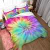 3D Color Tie Dye Quilt Cover Set Bedding Set Duvet Cover Pillowcases 104