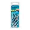Zenith 1/4" x 30mm Zinc Plated Mushroom Head Bolt And Nut - 10 Pack