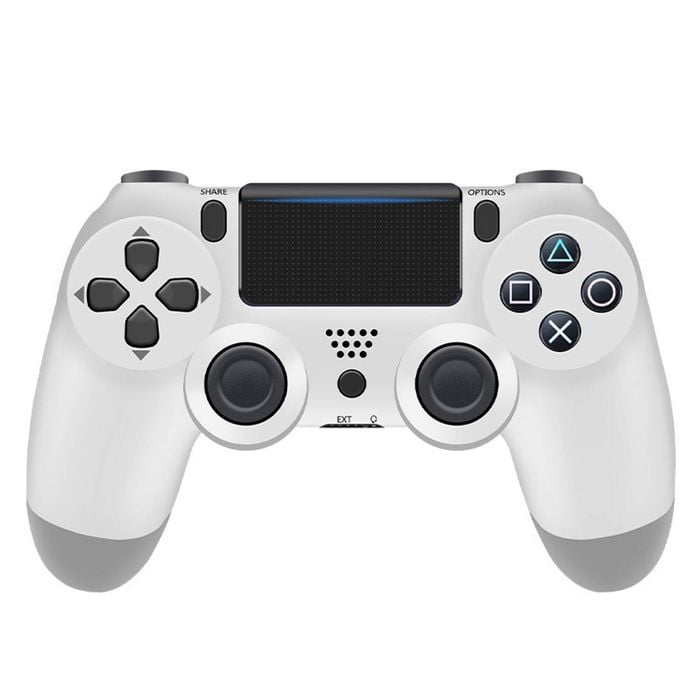Catzon Dualshock 4 Wireless Controller Compatible with PlayStation 4-White
