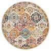 The Rug Connection Gallery 861 Off White 240x240cm - Large Round Transitional Pet Friendly Indoor Rug