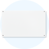 Lumiere Brilliant White Magnetic Glassboard 1500 x 900mm