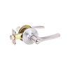 Lockwood Satin Chrome Symmetry Vicinity Entrance Leverset