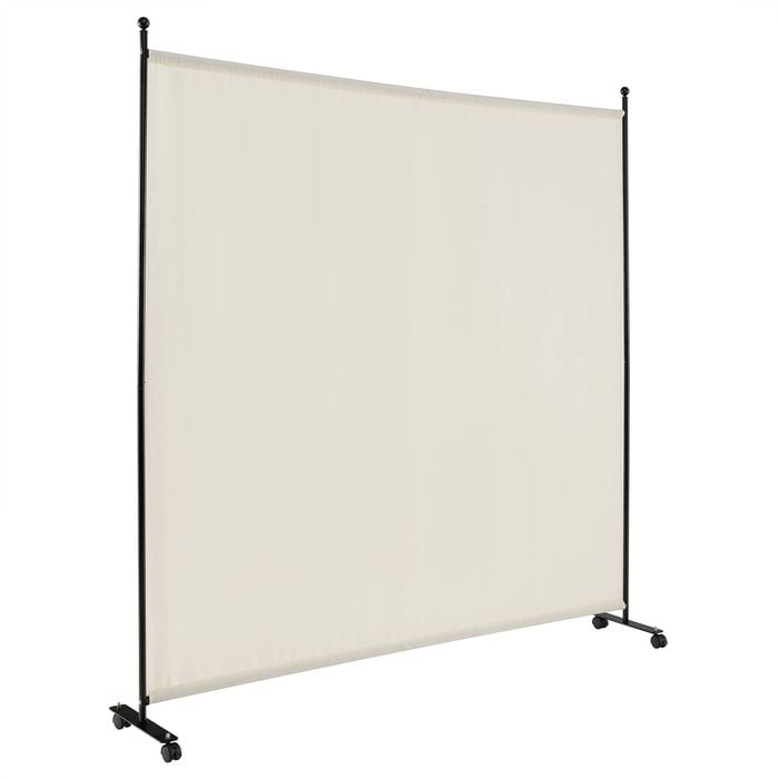 Costway Mobile Room Divider Privacy Screen Wall Partition Stand Home Office
