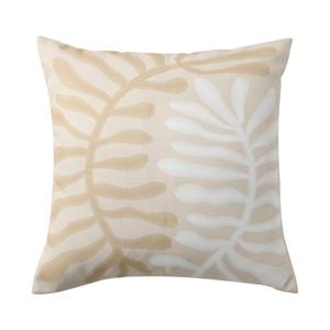 Vibes Fennel Printed Cushion 50 x 50cm - Oatmeal