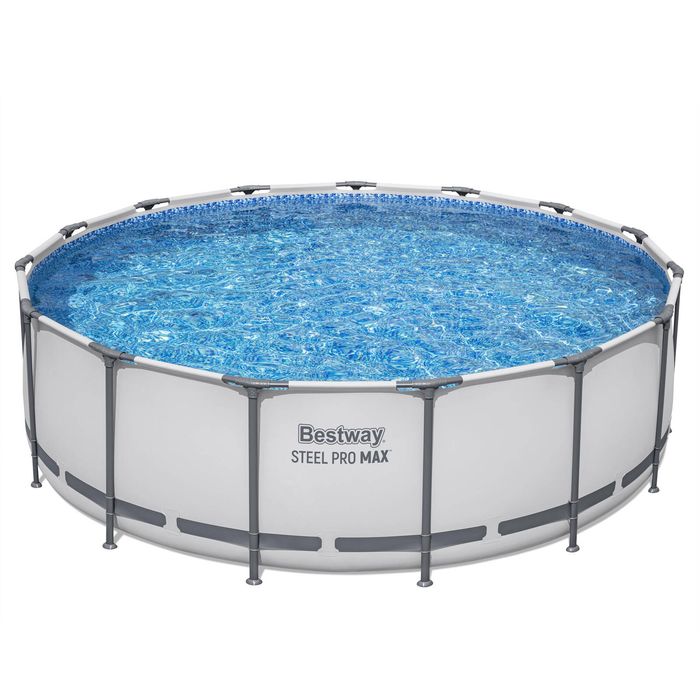Bestway 4.57 x 1.22m Steel Pro MAX Round Above Ground Pool Set