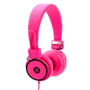 Moki Hyper On The Go Portable Foldable Headphones - Pink