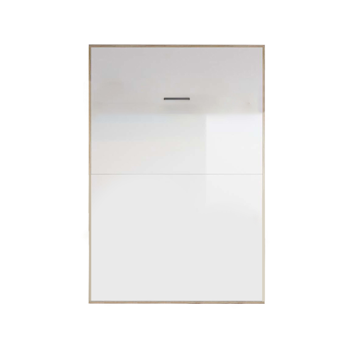 EzSpace Queen Size White NOBU Wallbed Vertical