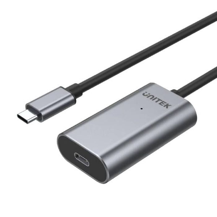 Unitek 5M USB Type-C Active Extension Cable Grey Unitek Gift Box