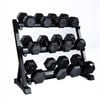 Brixx 17.5kg - 30kg Hex Dumbbell & Rack Set | 6 Pairs - 285kg Package