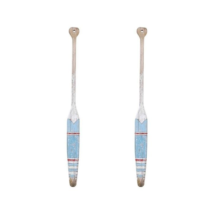 2PK Lavida Oar Rustic Medium Home/Office Decor 99x8cm - Blue/White