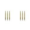 6pc Target Swiss Dart Point Pocket Size 40mm - Gold