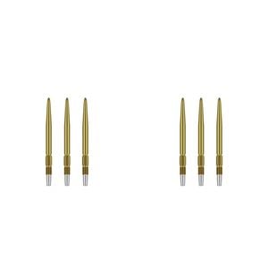 6pc Target Swiss Dart Point Pocket Size 40mm - Gold