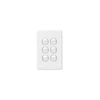 DETA White X6 Vertical Six Switch