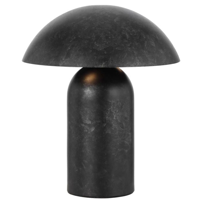 Telbix Ferum Modern Table Desk Lamp Light Metal Black Patina