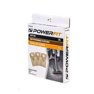 Powerfit 20L Dust Bag - 3 Pack