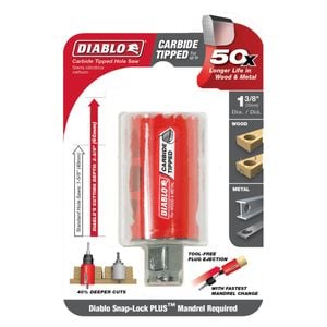 Diablo 35mm Carbide-Tipped Wood And Metal Hole Saw