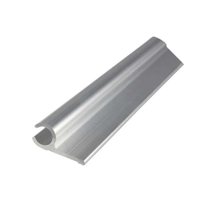 Metal Mate 27.95 x 12.7 x 1.7mm 1m Aluminium Section Sail Track - Silver