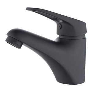Estilo Serena 35mm Matte Black Cast Basin Mixer