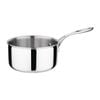 Vogue Saucepan Tri-wall Heavy Duty Stainless Steel 2.4l 180mm Commercial Kitchen Cookware