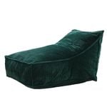Cadence & Co. Wilde Ribbed Luxe Fleece Bean Bag Lounge Cover Emerald