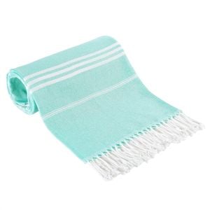 Catzon 100cm Turkish Beach Towels Sand Free Oversized Bath Pool Swim Towel-green