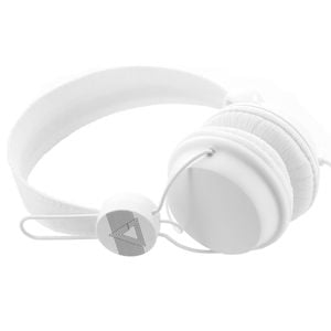 Coloud Colors White Headphones On-Ear with Inline Mic & Remote C22M