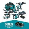 Makita Brushless 6 Piece Combo Kit DLX6109TX1