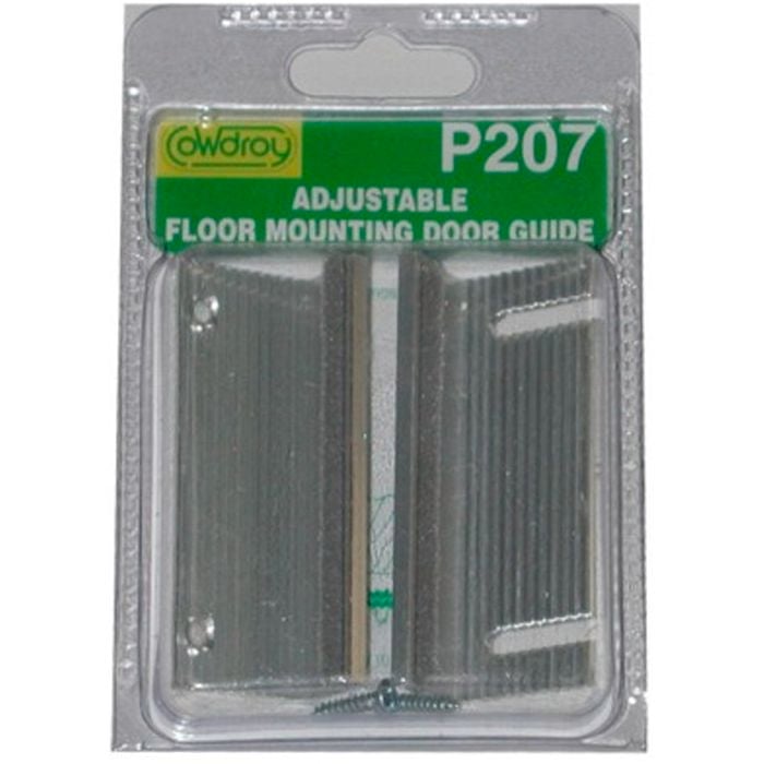 Cowdroy Door Guide Floor Fix Adjustable Aluminium