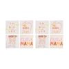 2x 4pc Lvd Decorative Cat Sayings Ceramic Square Drink Coasters Decor 10x10cm