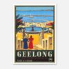 Galrie Vintage Geelong Victoria Australia Travel Poster by James Northfield Art Decor, Poster Only, A4 21 x 30cm (8 x 12inch)