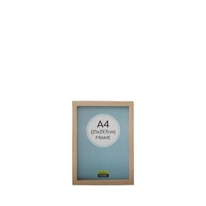home+wares A4 Oak Geneva Certificate Frame - pack of 12
