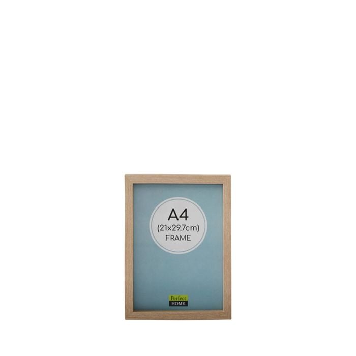 home+wares A4 Oak Geneva Certificate Frame - pack of 12