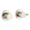 Mondella Resonance Brushed Nickel 1/4 Turn Pin Lever Wall Top Assembly