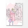 Lady With Elegant Fashion Store Print 100% Australian Made 60x90cm (Stretched Canvas)