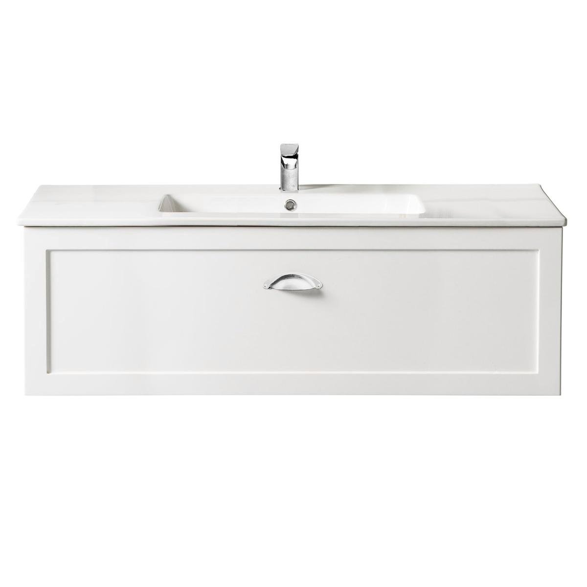 CIBO 1200mm White Windsor Wall Hung Bathroom Vanity - Bunnings Australia