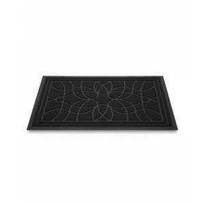 Heavy Duty Low Profile Front Door Mat - 17x29 Black