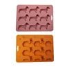 Catzon 2 Pcs Dog Ice Cube Trays Food Grade Silicone for Candy Biscuits-A